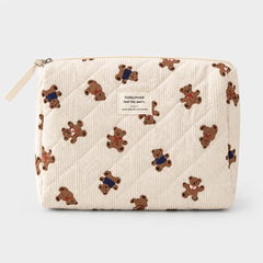 URSINA – Trousse de toilette matelassée oursons