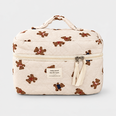 URSA – Vanity trousse de maquillage matelassé à oursons