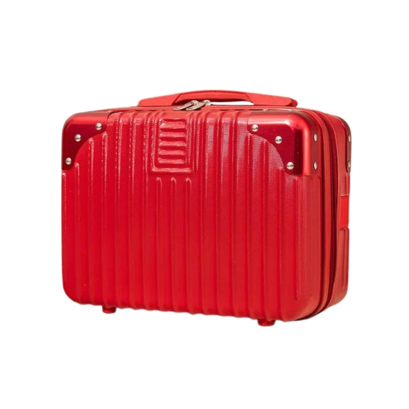 vanity case rigide rouge