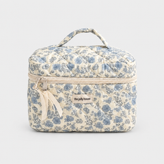 FLORINA – Vanity femme matelassé fleurs bleues