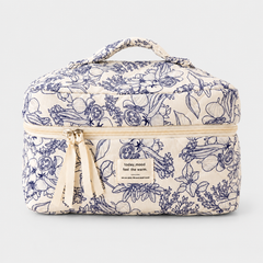 HORTIA – Vanity souple matelassé motif botanique